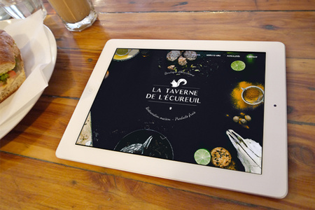 Réalisation site web : La taverne de l'écureuil